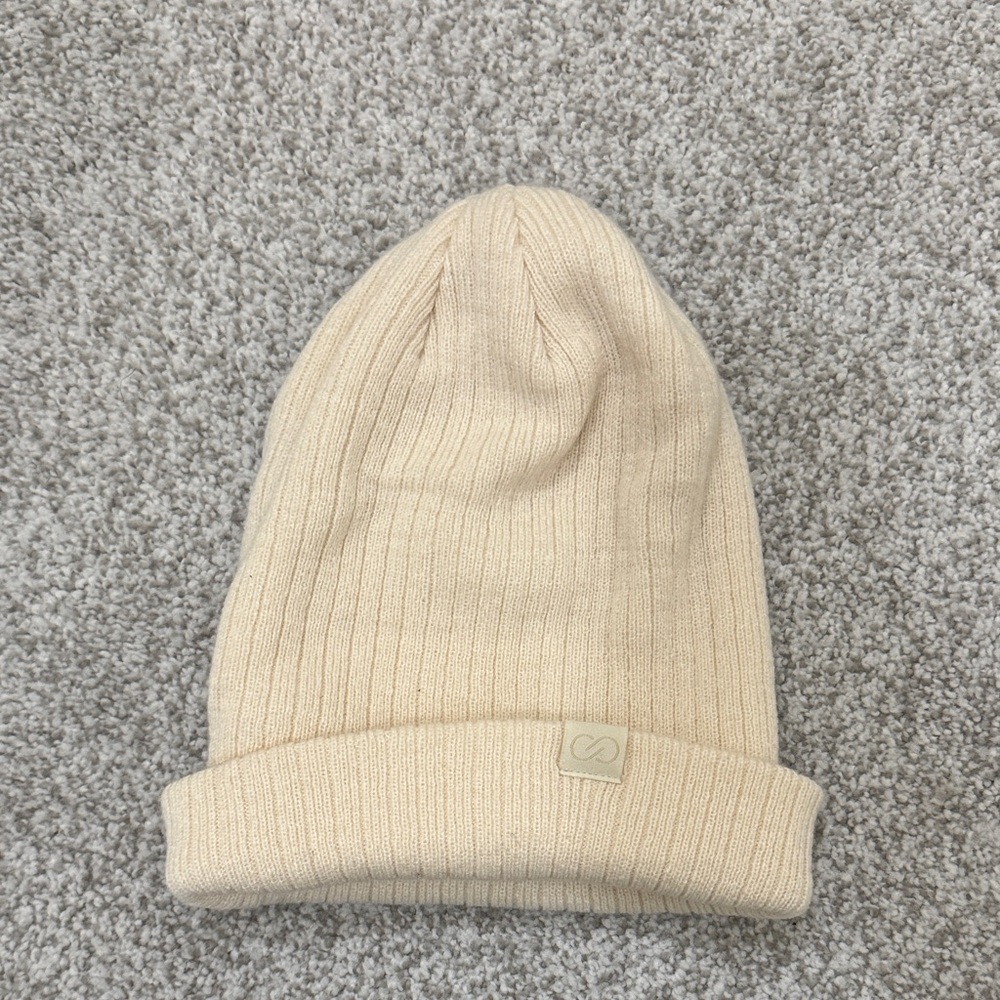 Calia cream winter beanie